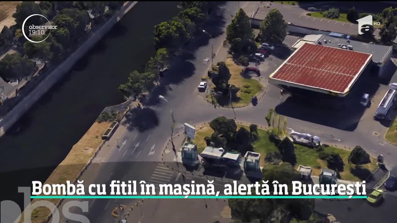 &Icirc;n centrul Capitalei, un t&acirc;năr &icirc;n depresie a declanşat alerta la cel mai &icirc;nalt nivel. &Icirc;n maşina lui a fost găsit un pachet ce părea o bombă artizanală