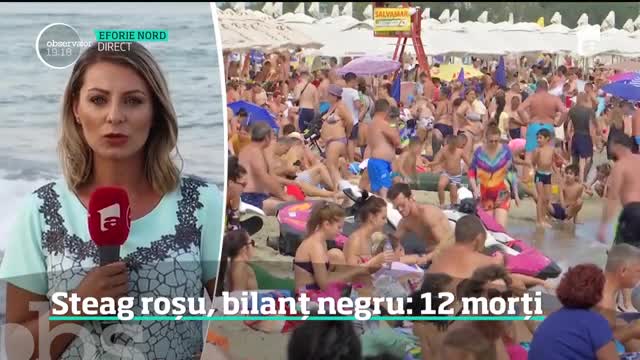 Steagul roşu a fost arborat &icirc;n sudul litoralului. Marea a mai făcut o victimă