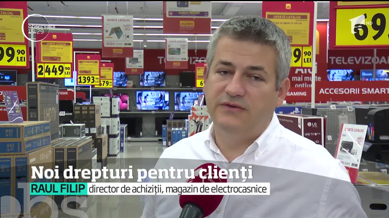 Noi drepturi pentru clienții magazinelor. Dacă un produs este trimis a treia oară &icirc;n service, nu va mai reparat, ci &icirc;nlocuit