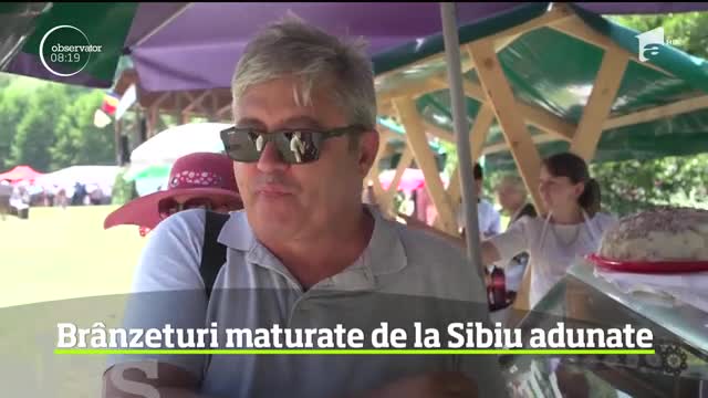 Br&acirc;nza, vedeta festivalului din Răşinari, Sibiu