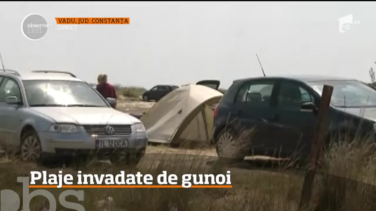 Plajele Vadu şi Corbu, sufocate de gunoaie. Ne&icirc;nţelegerea dintre autorităţi provoacă un dezastru ecologic