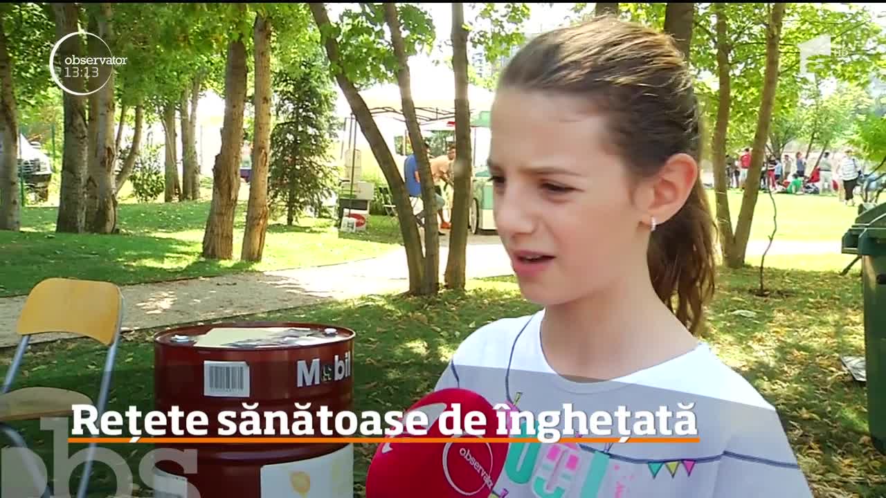 Rețete sănătoase de &icirc;nghețată, la un festival din Capitală