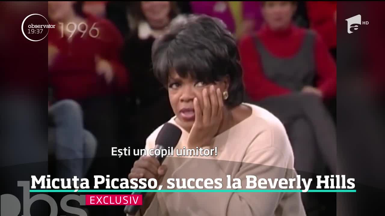 C&acirc;ndva era Micuţa Picasso, acum e marea artistă care a cucerit America. O sculptură semnată de Alexandra Nechita va fi emblema oraşului Beverly Hills