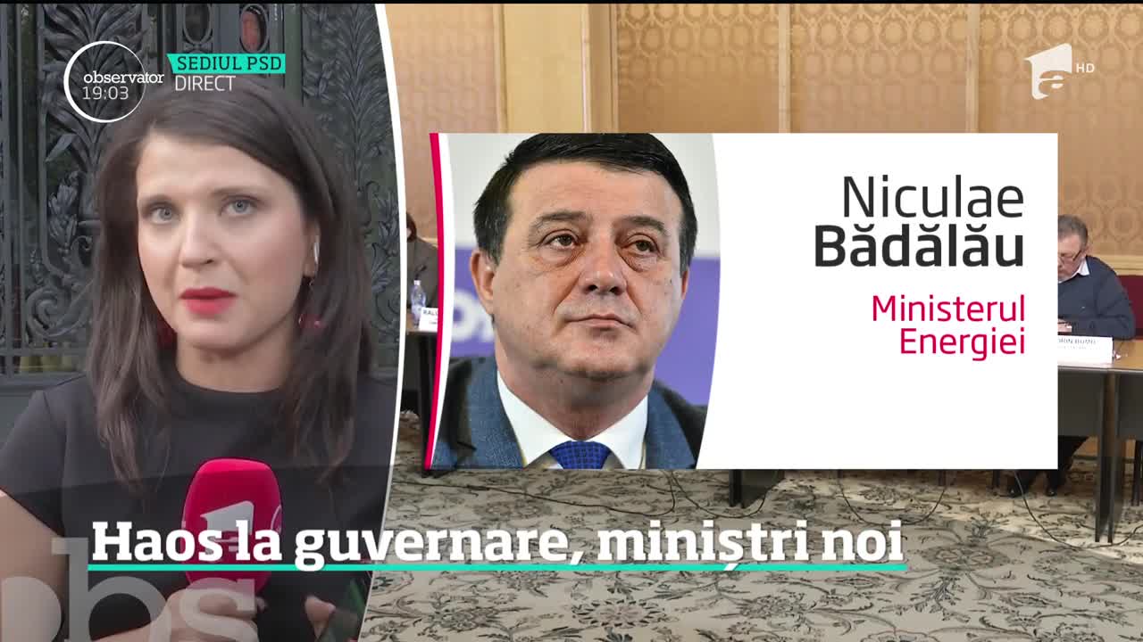 Haos la guvernare, miniștri noi
