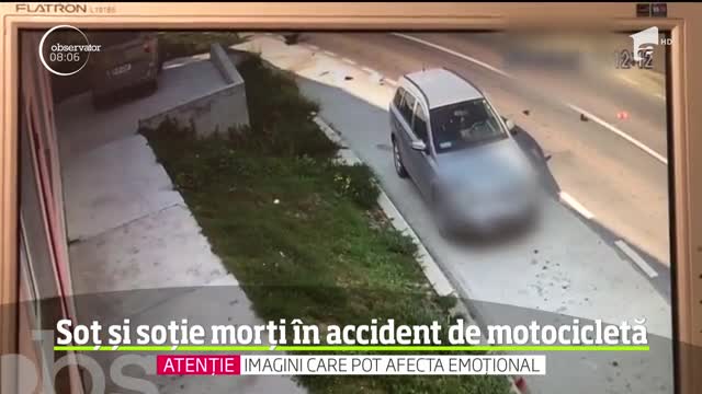 Soț și soție morți &icirc;n accident de motocicletă