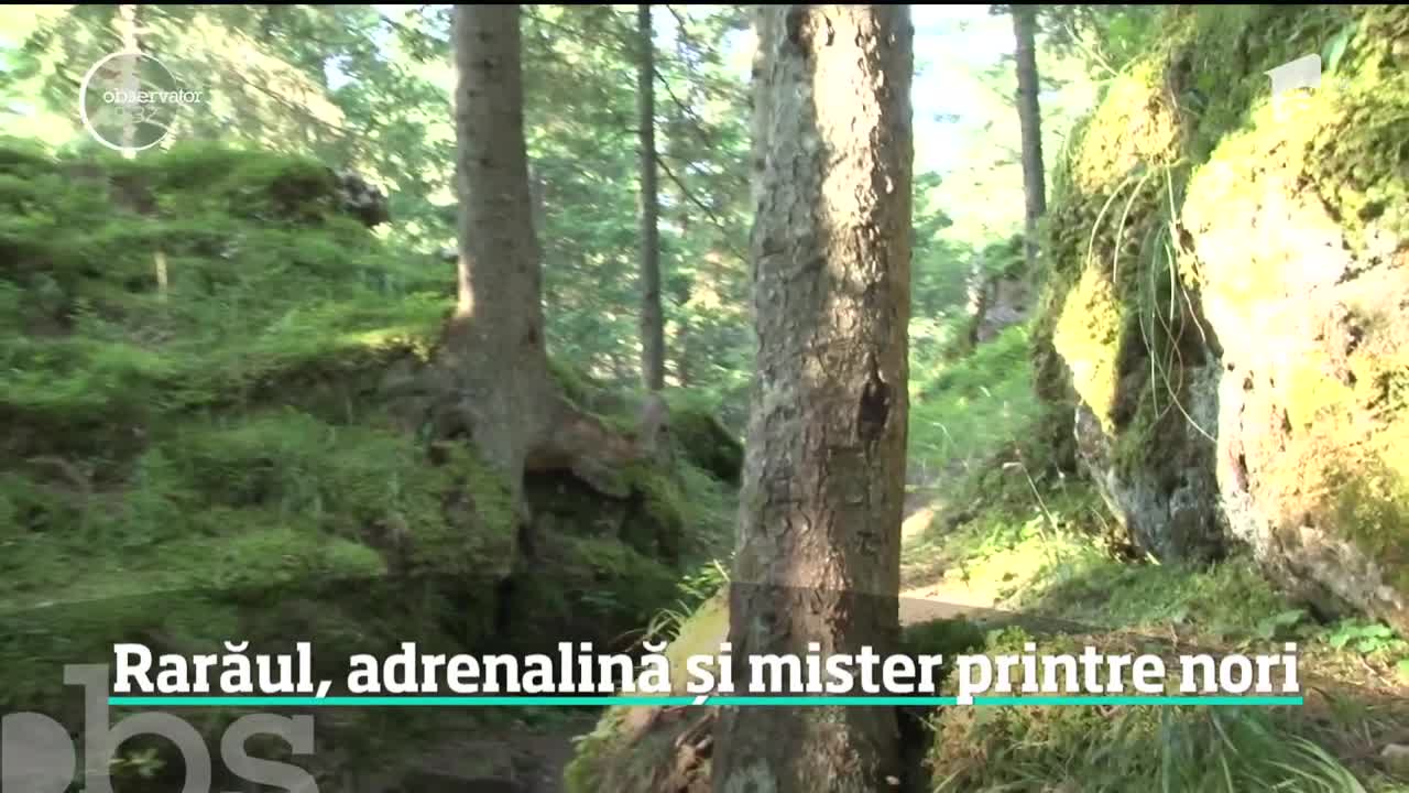 Masivul Rarău, adrenalină și mister printre nori