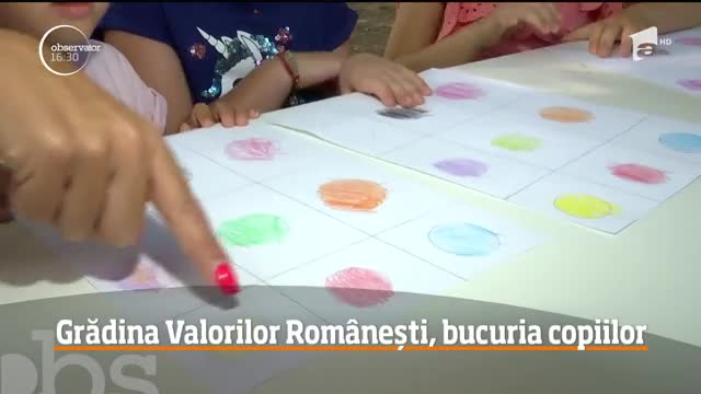 Grădina Valorilor Rom&acirc;nești, bucuria copiilor