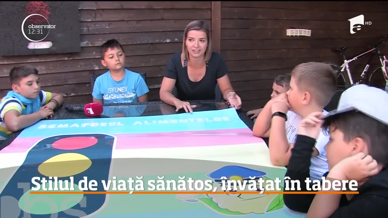 Stil de viață sănătos, &icirc;nvățat &icirc;n tabere