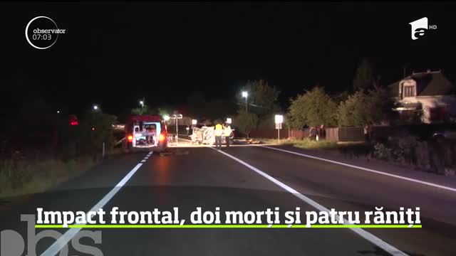 Accident cu bilanţ tragic &icirc;n Suceava. Doi bătr&acirc;ni au murit pe loc, iar o familie &icirc;ntreagă a ajuns la spital