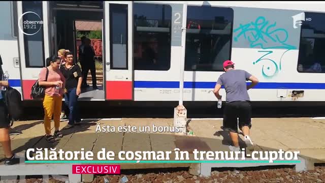 Călătorii de coșmar &icirc;n trenurile CFR