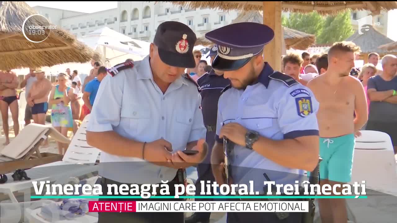 Vinerea neagră pe litoral. Patru prieteni au dispărut &icirc;n apă, la Mamaia