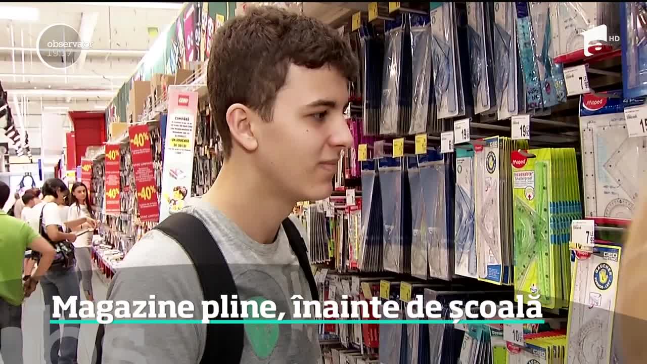 Cu o săptăm&acirc;nă &icirc;nainte să &icirc;nceapă şcoala, părinţii au blocat magazinele şi supermarketurile