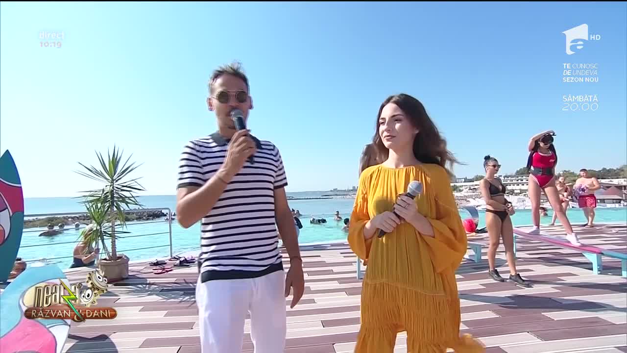 Kate Linn c&acirc;ntă, la Neatza cu Răzvan și Dani, melodia "Your Love"