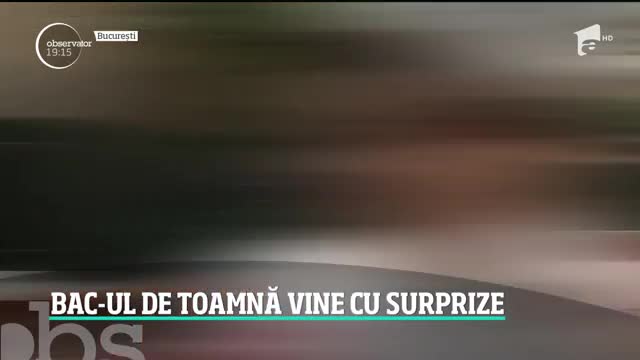 Bacaureatul de toamnă vine cu surprize. Trei din zece absolvenţi de liceu au reuşit să ia examenul