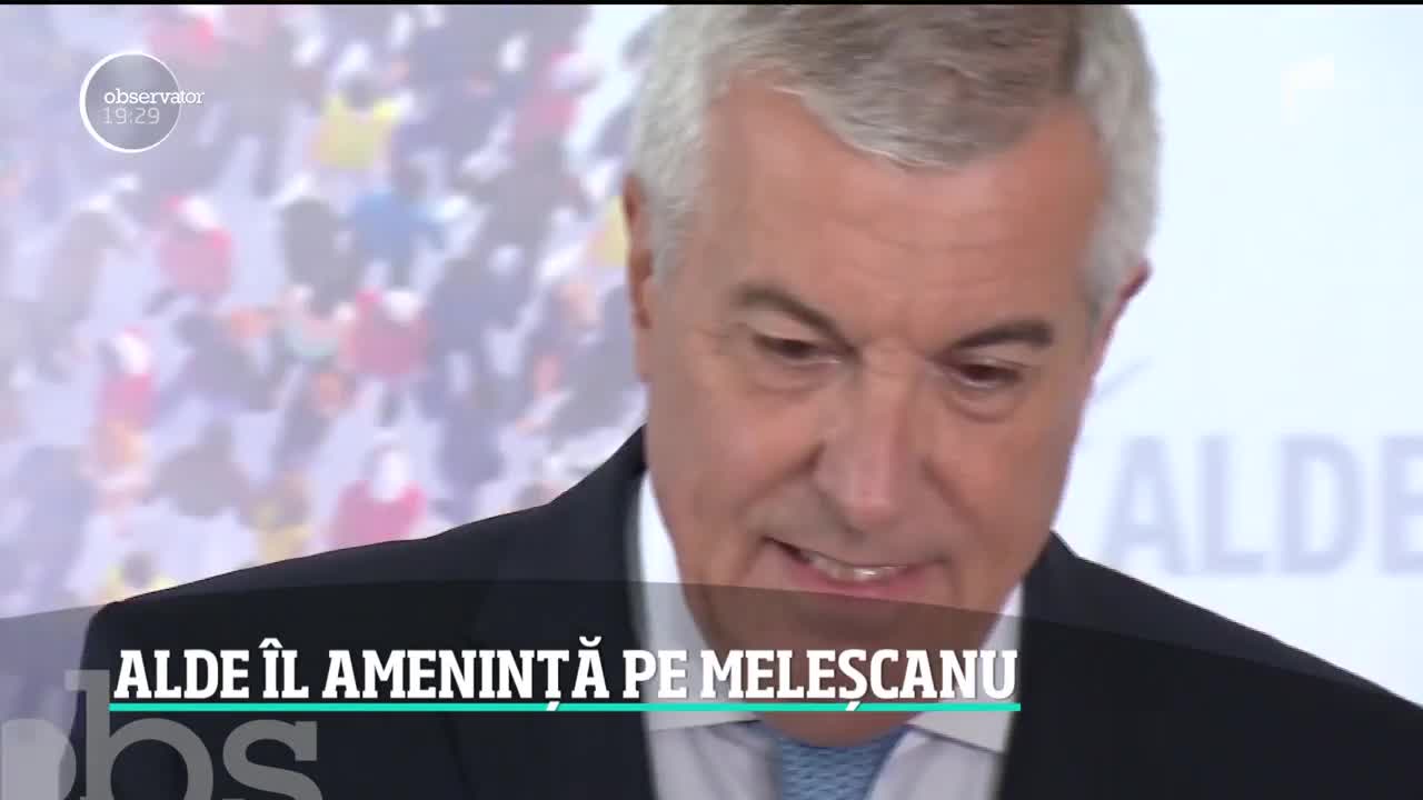 ALDE &icirc;l amenință pe Teodor Meleşacu, susținut de PSD la şefia Senatului