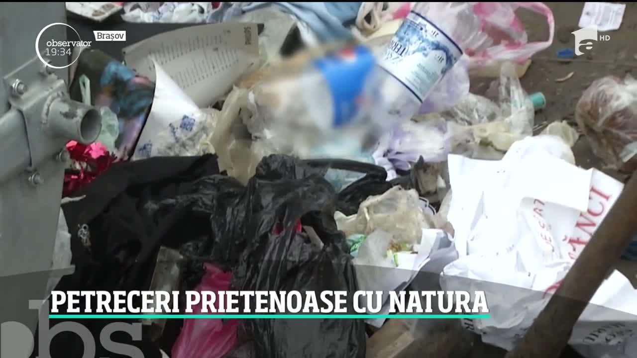 Farfuriile şi paharele din plastic, interzise petrecerile publice din Braşov