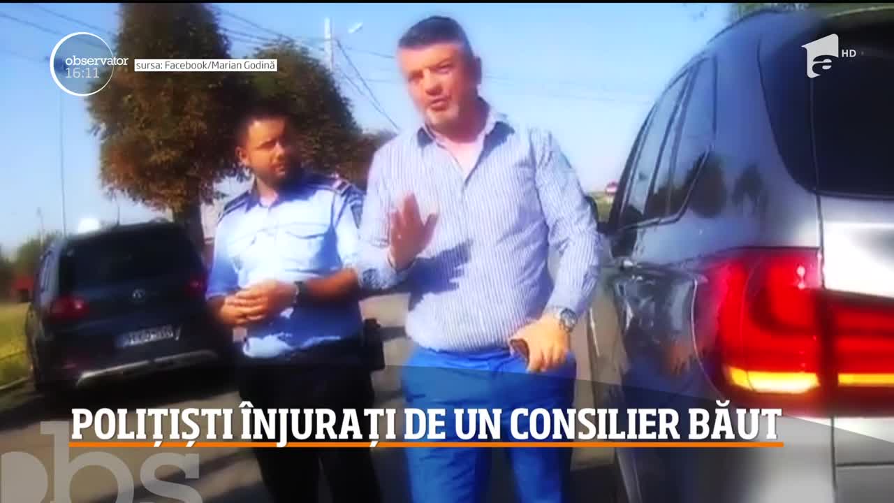 Polițiști &icirc;njurați de un consilier al unui deputat din Parlament