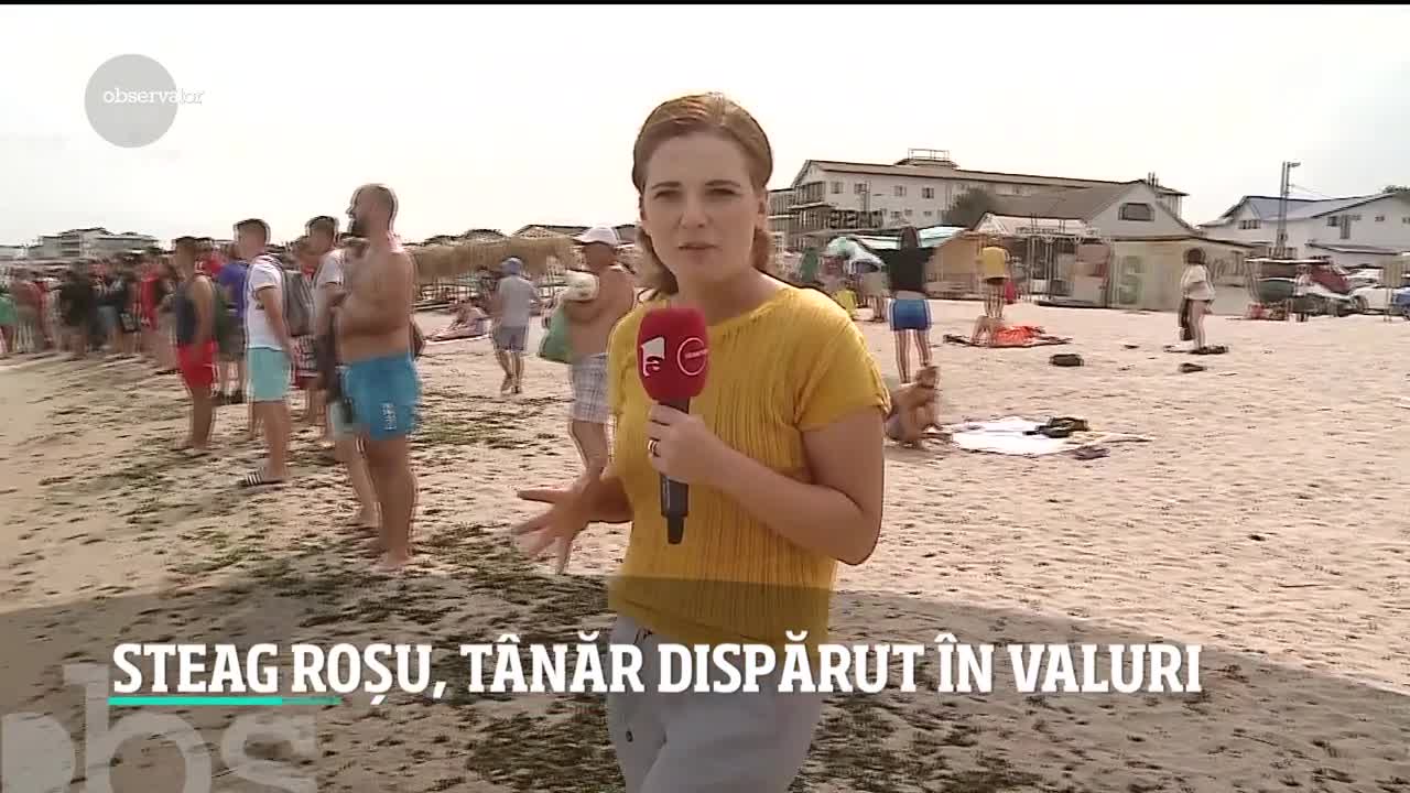 Alertă &icirc;n Vama Veche. Un băiat a dispărut &icirc;n valurile uriaşe