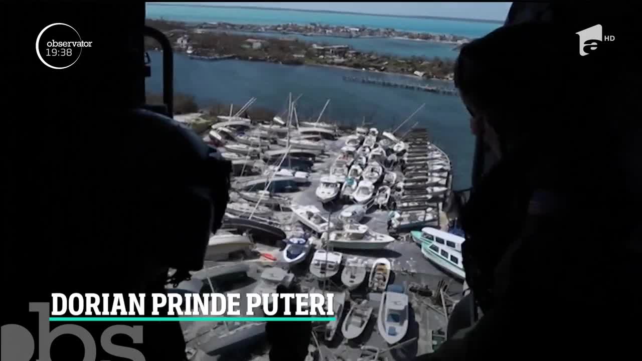 Uraganul Dorian &icirc;şi recapătă forţele pe măsură ce traversează coasta de est a Statelor Unite