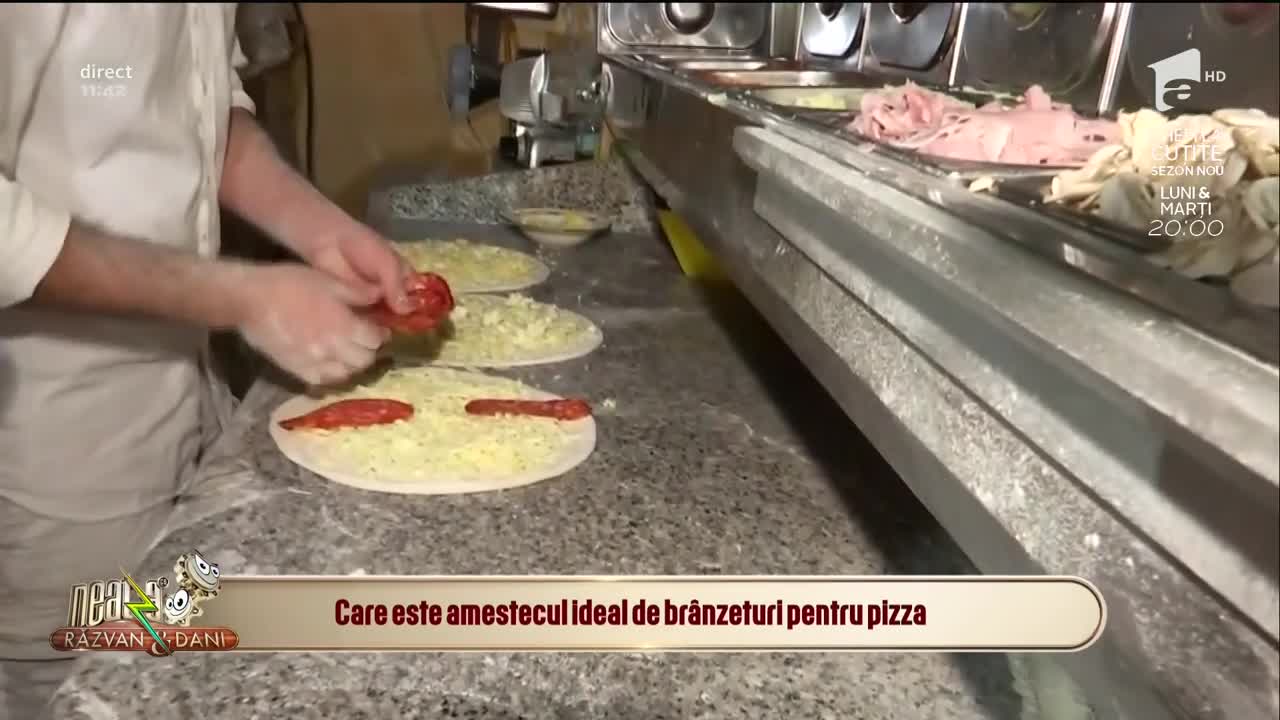 Neatza cu Răzvan și Dani. Meniu special de Ziua Internațională a Pizzei cu Brânză. Care este amestecul ideal de brânzeturi