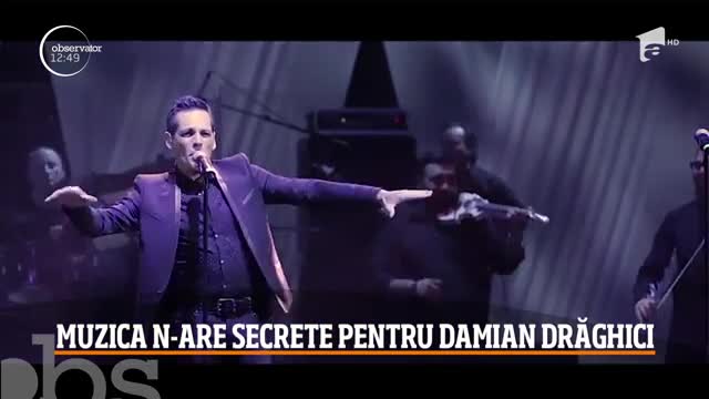 Damian Draghici, un fenomen &icirc;n muzică. A c&acirc;ntat pe cele mai mari scene ale lumii cu grei ai muzicii internationale
