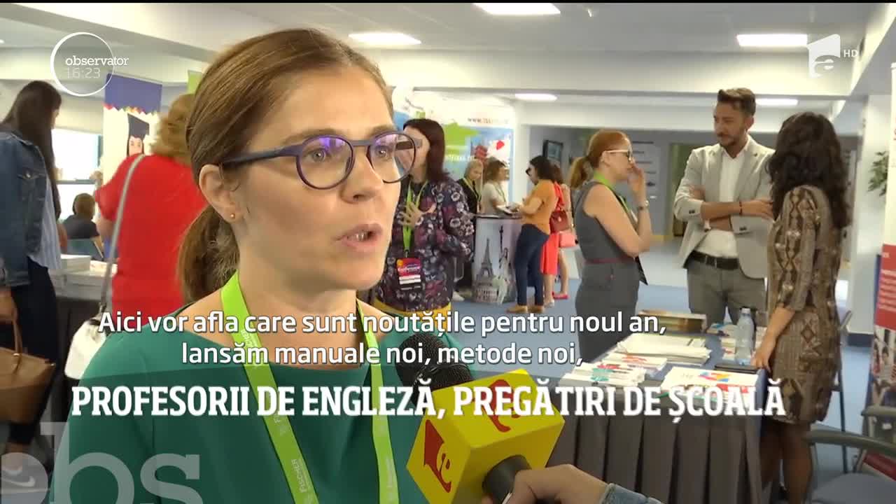 Profesorii de engleză, pregătiri de școală
