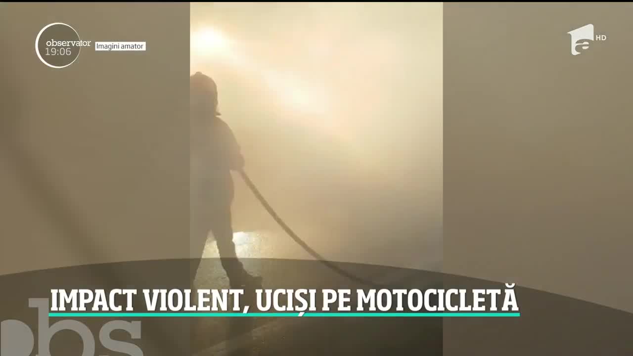 Doi oameni din Constanța au murit, după ce motocicleta pe care se aflau a fost lovită de un buldoexcavator