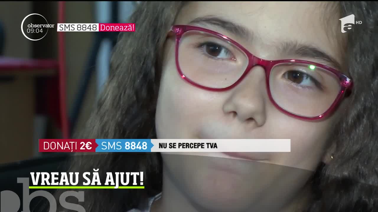 Vreau să ajut! Daria, o fetiță de nouă ani, s-a născut cu paralizie cerebrală
