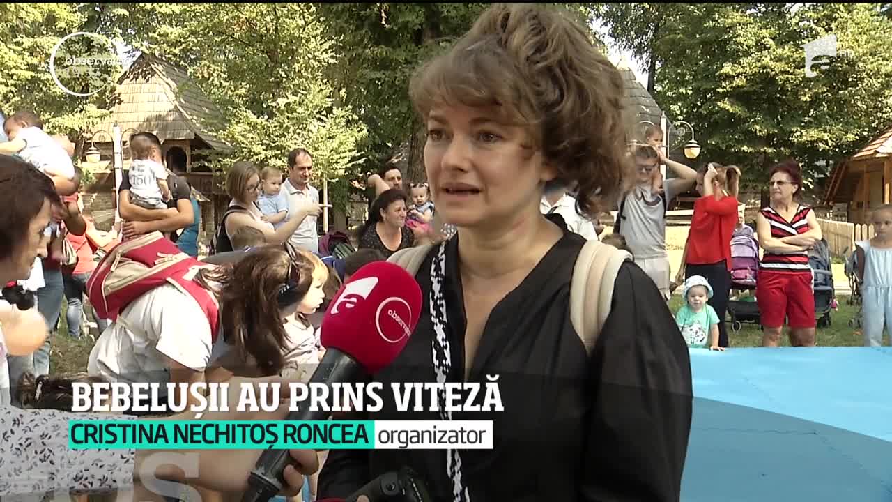 &Icirc;ntre două biberoane cu lapte, zeci de bebeluşi au intrat &icirc;n prima cursă din viaţa lor