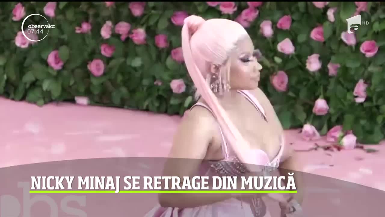 NIcky Minaj se retrage din muzică. Artista vrea să-și &icirc;ntemeieze o familie