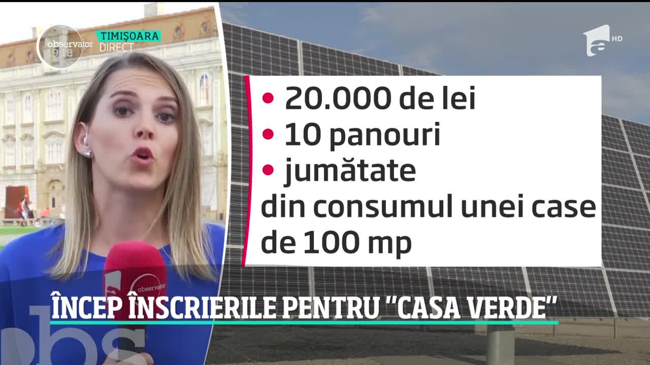 &Icirc;ncep &icirc;nscrierile pentru programul Casa Verde. Rom&acirc;nii pot face economie la factura de energie