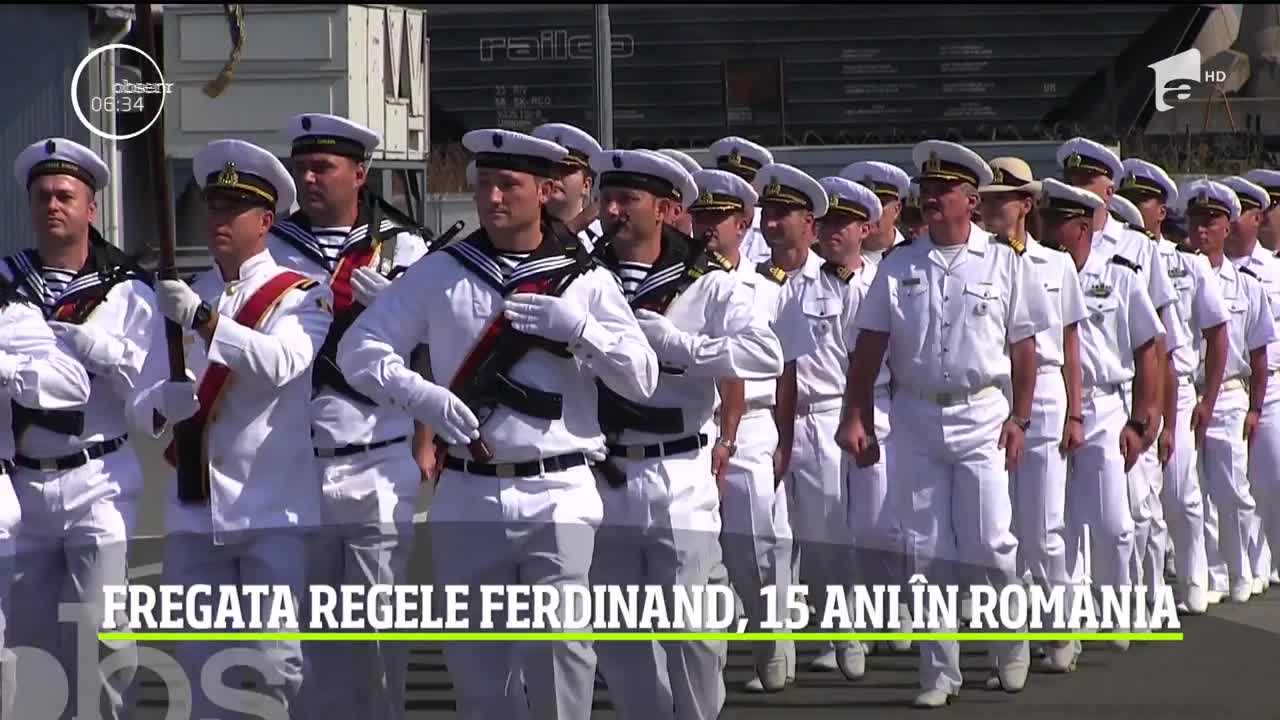 Fregata Regele Ferdinand, nava amiral a flotei noastre de război, &icirc;mplineşte 15 ani de c&acirc;nd aparţine Rom&acirc;niei