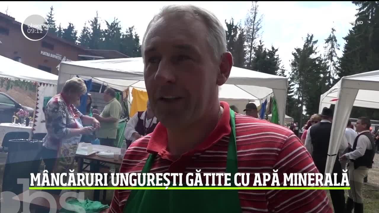 M&acirc;ncăruri ungurești gătite cu apă minerală, la Harghita Băi