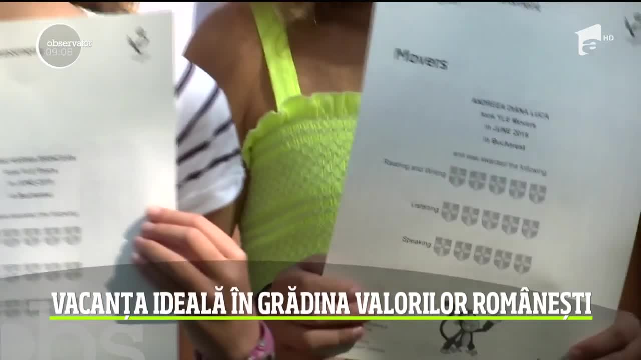 Vacanță ideală pentru copii &icirc;n Grădina Valorilor Rom&acirc;neşti