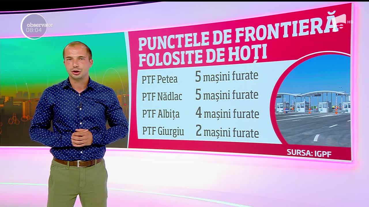 Val de maşini furate, descoperite la graniţele țării