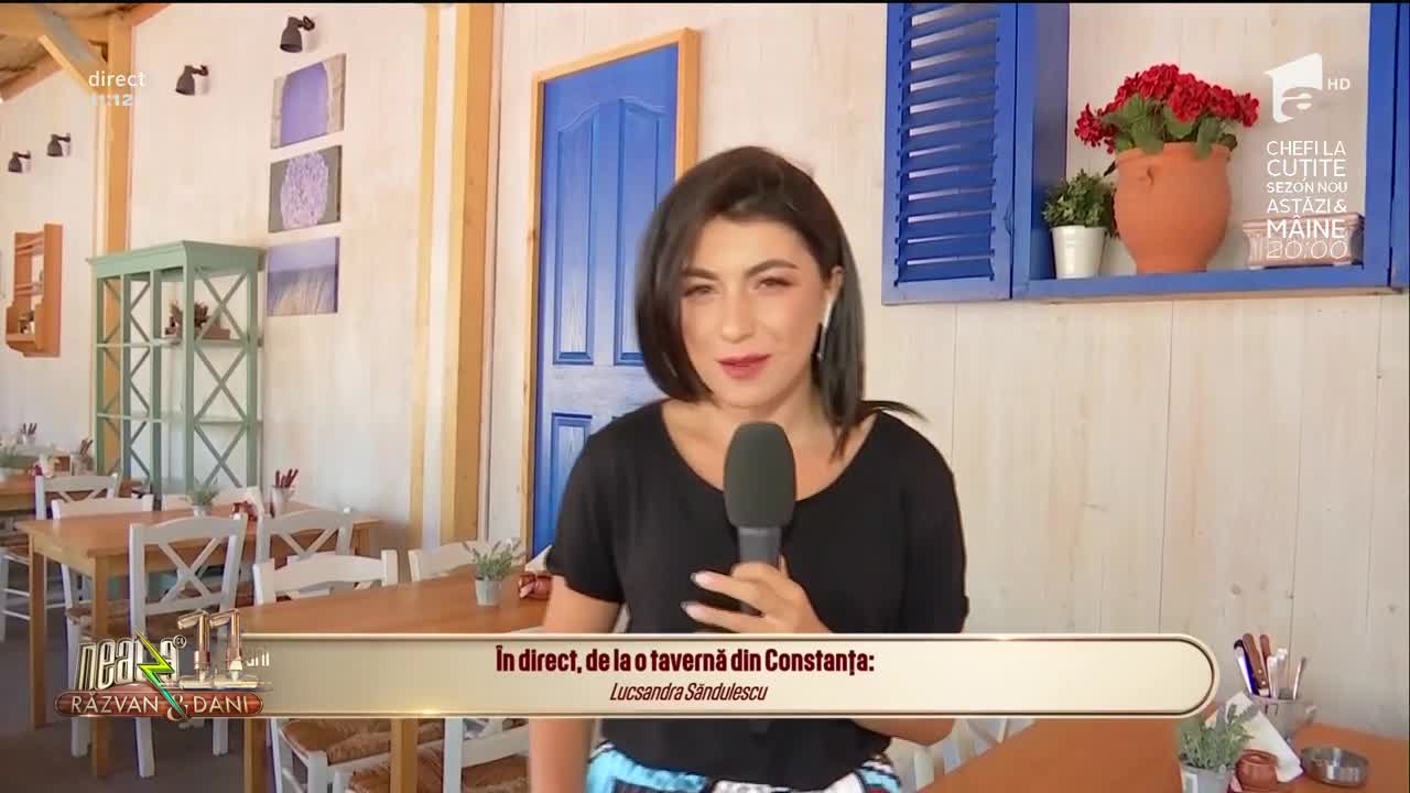 Neatza cu Răzvan și Dani. Pr&acirc;nz &icirc;n stil grecesc, la malul Mării Negre
