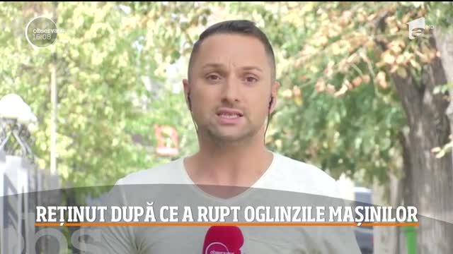 Un t&acirc;năr din Brașov a fost reținut după ce a rupt oglinzile autoturismelor dintr-o parcare