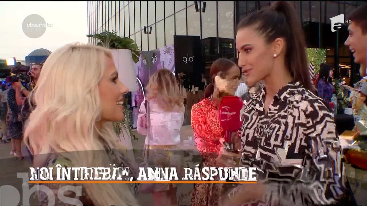 Test fulger cu Amna. Ce mai face artista după ce a divorţat de soţul ei