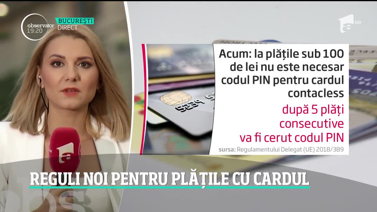 Schimbări importante la plata cu un card bancar. Noile modificări &icirc;i vizează şi pe cei care fac tranzacţii online