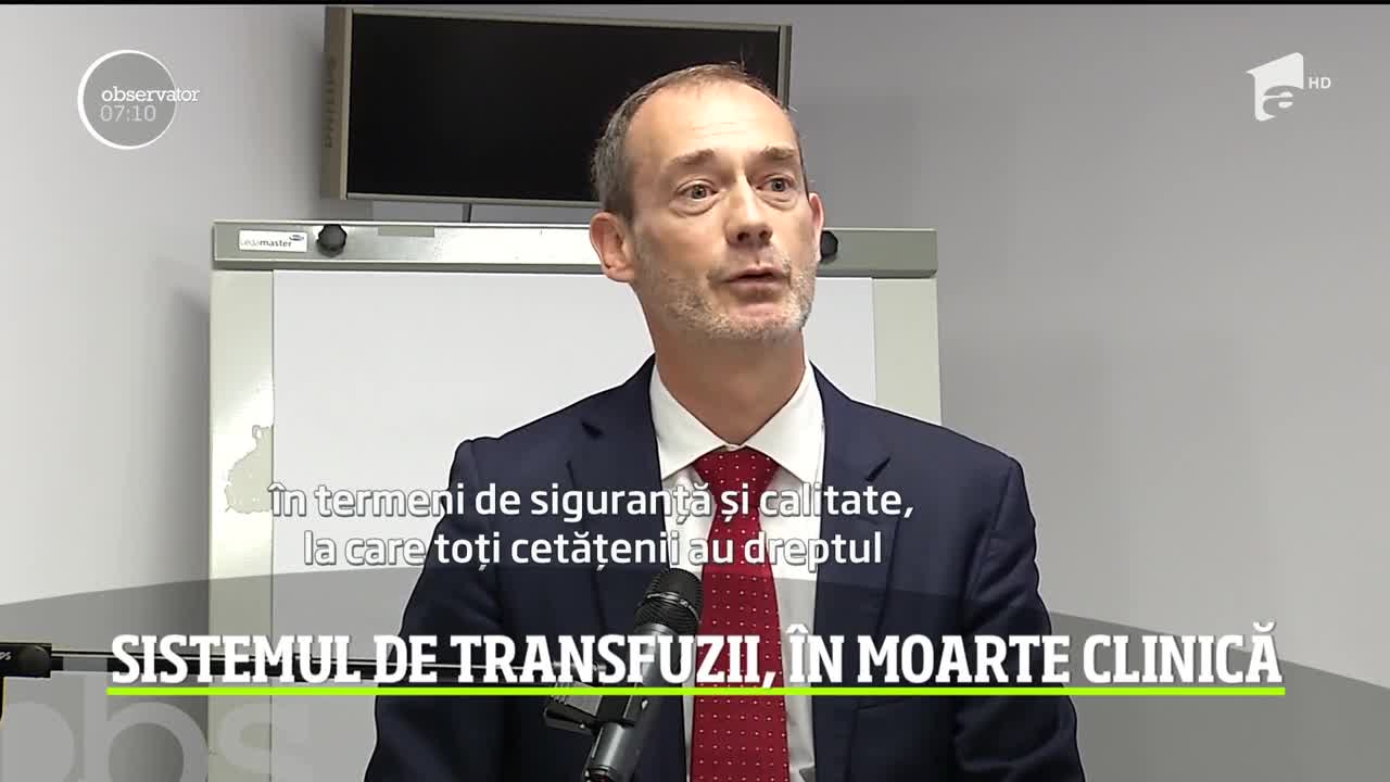 Experţii europeni caută soluţii pentru criza din sistemul de transfuzii din Rom&acirc;nia