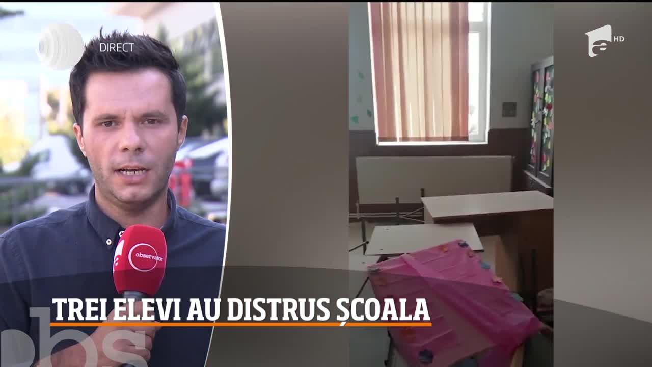 O şcoală &icirc;ntreagă din Clejani a fost distrusă de trei elevi!