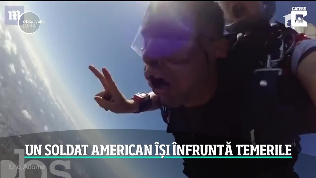 Un membru al marinei militare americane a leşinat de trei ori &icirc;n timpul unui salt cu paraşuta