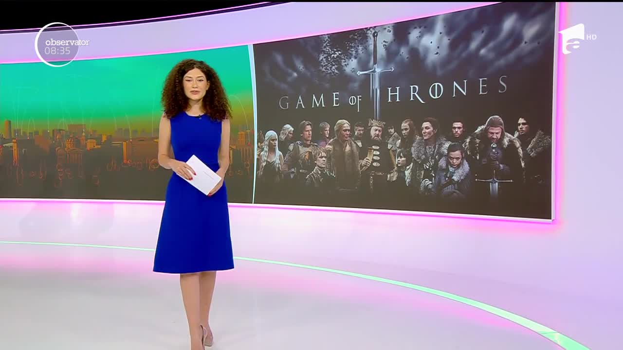 Povestea celor opt sezoane "Game of Thrones" a fost expusă pe o p&acirc;nză de 87 de metri la un muzeu din Franţa