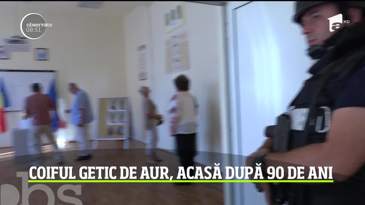 Coiful Getic de Aur s-a &icirc;ntors acasă după nouă decenii