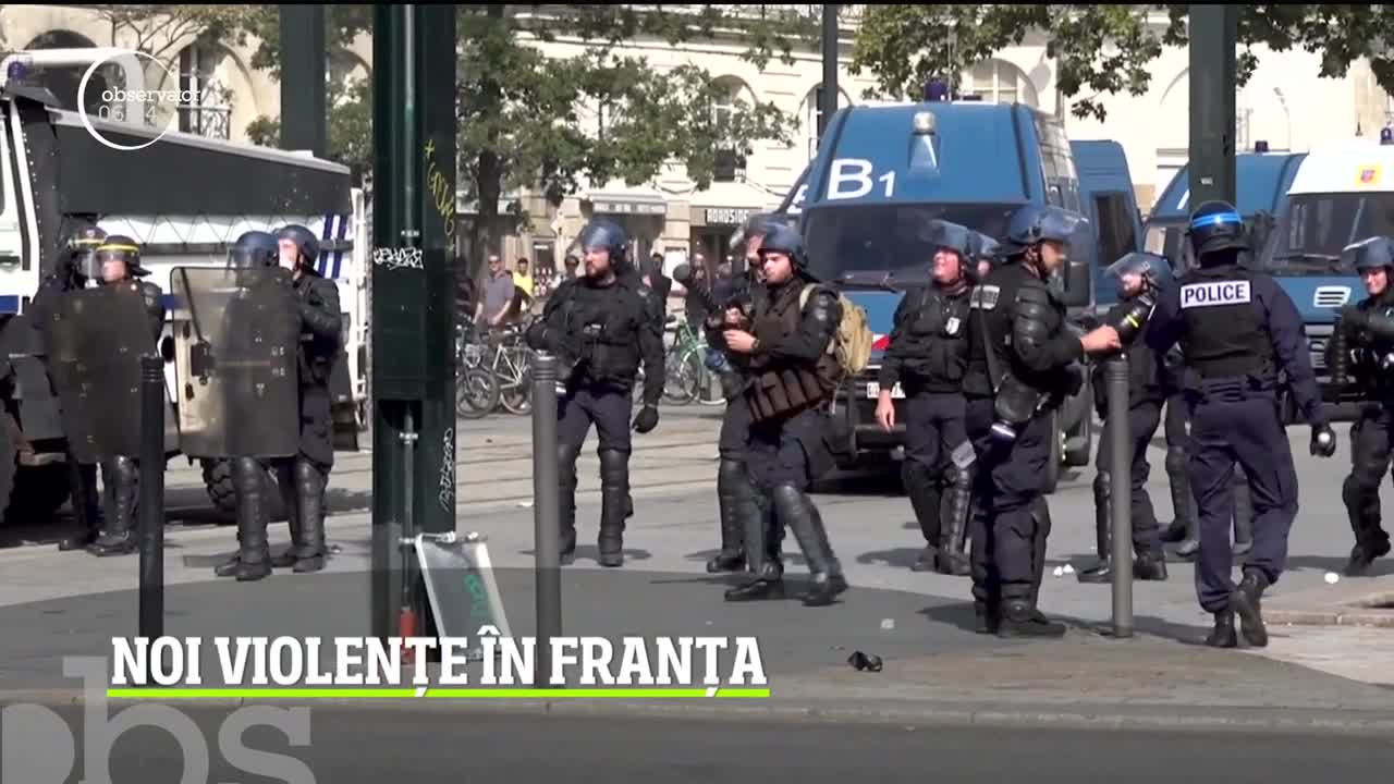 Noi confruntări violente &icirc;n Franţa! Manifestanţii au vandalizat mai multe magazine