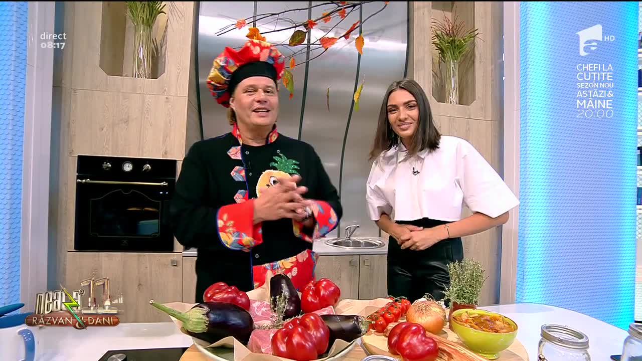 Neatza cu Răzvan și Dani. Reţeta zilei: Friptură cu parfum de toamnă