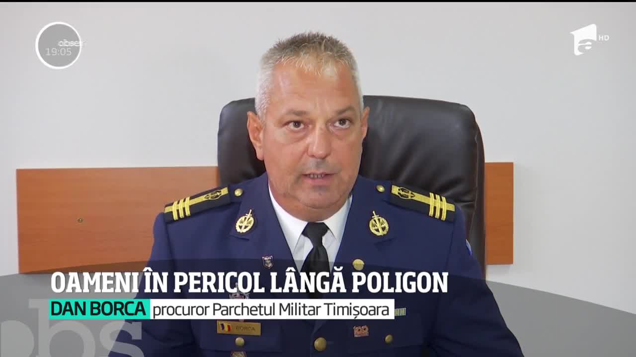 Oameni &icirc;n pericol l&acirc;ngă un poligon din Gorj