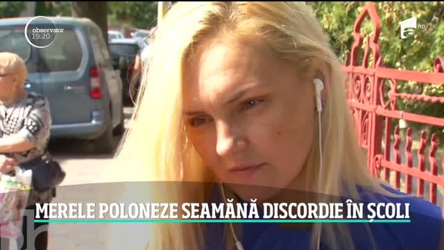 Situaţie absurdă &icirc;ntr-o şcoală din D&acirc;mboviţa. &Icirc;n patria merelor, elevii primesc fructe din Polonia