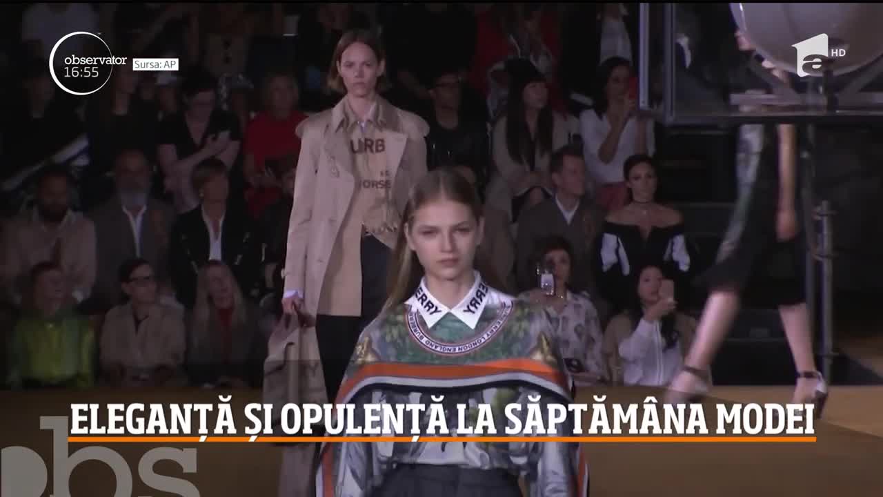 Eleganță și opulență la Săptăm&acirc;na Modei la Londra