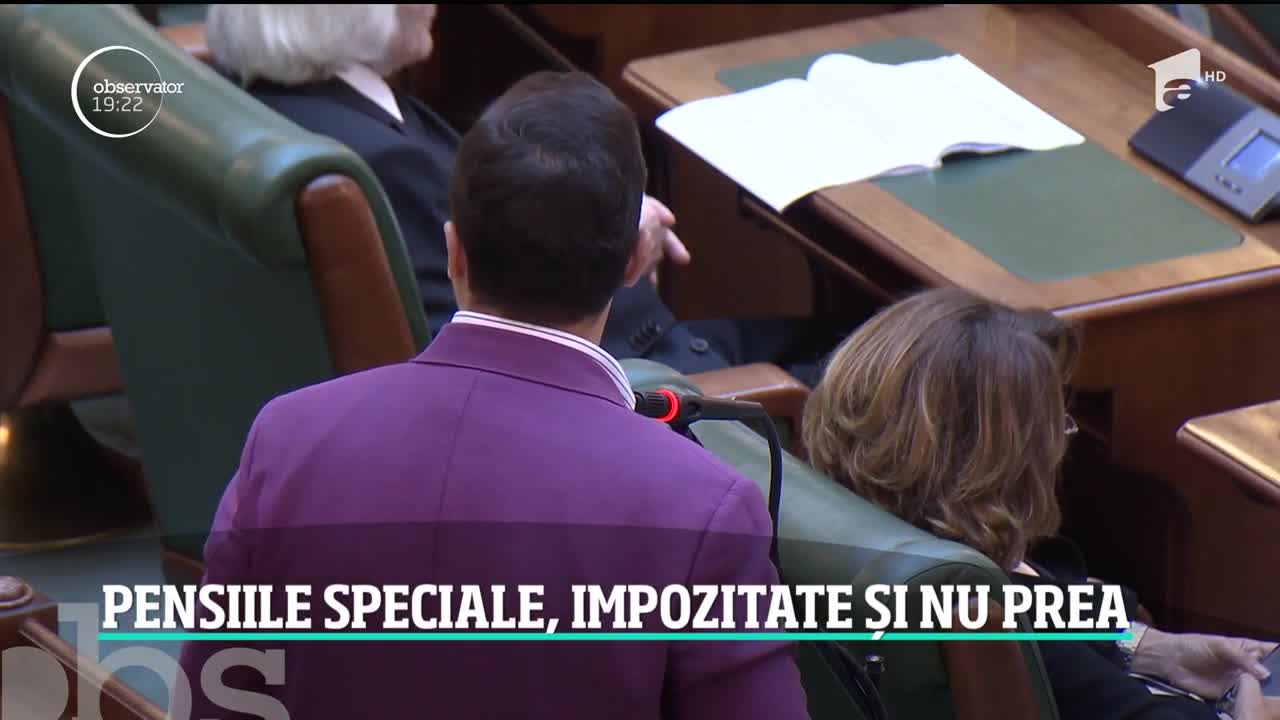 Senatorii au aprobat impozitarea pensiilor speciale. Votul a fost &icirc;nsă unul cu scandal